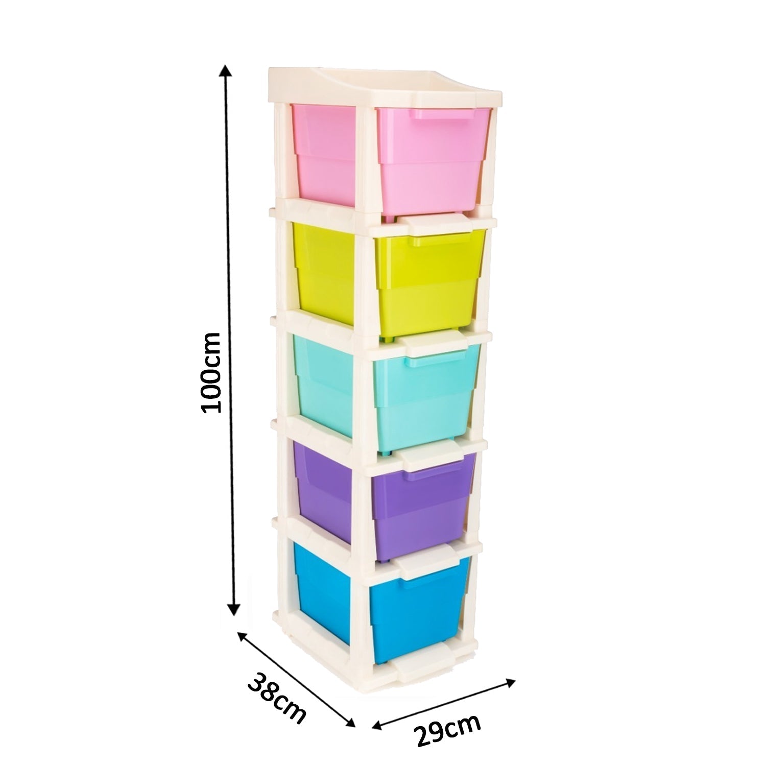 0769A 5 Layer Multi-Purpose Modular Drawer Storage System 