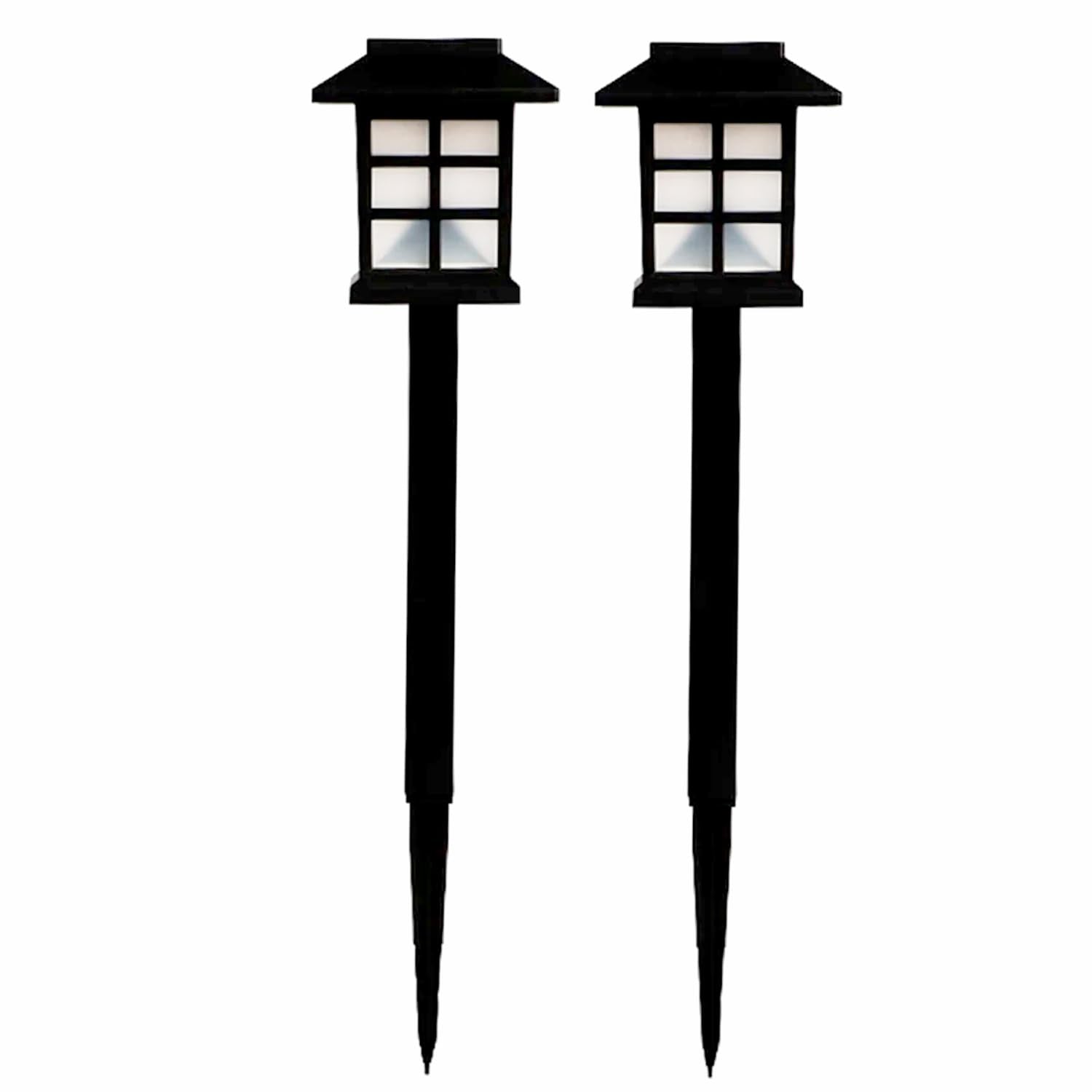 13021 Solar Garden Lights, Outdoor Solar Landscape Lights, Waterproof Outdoor Solar Lights Walkway for Patio, Lawn, Yard, and Landscape (Pack of 2)