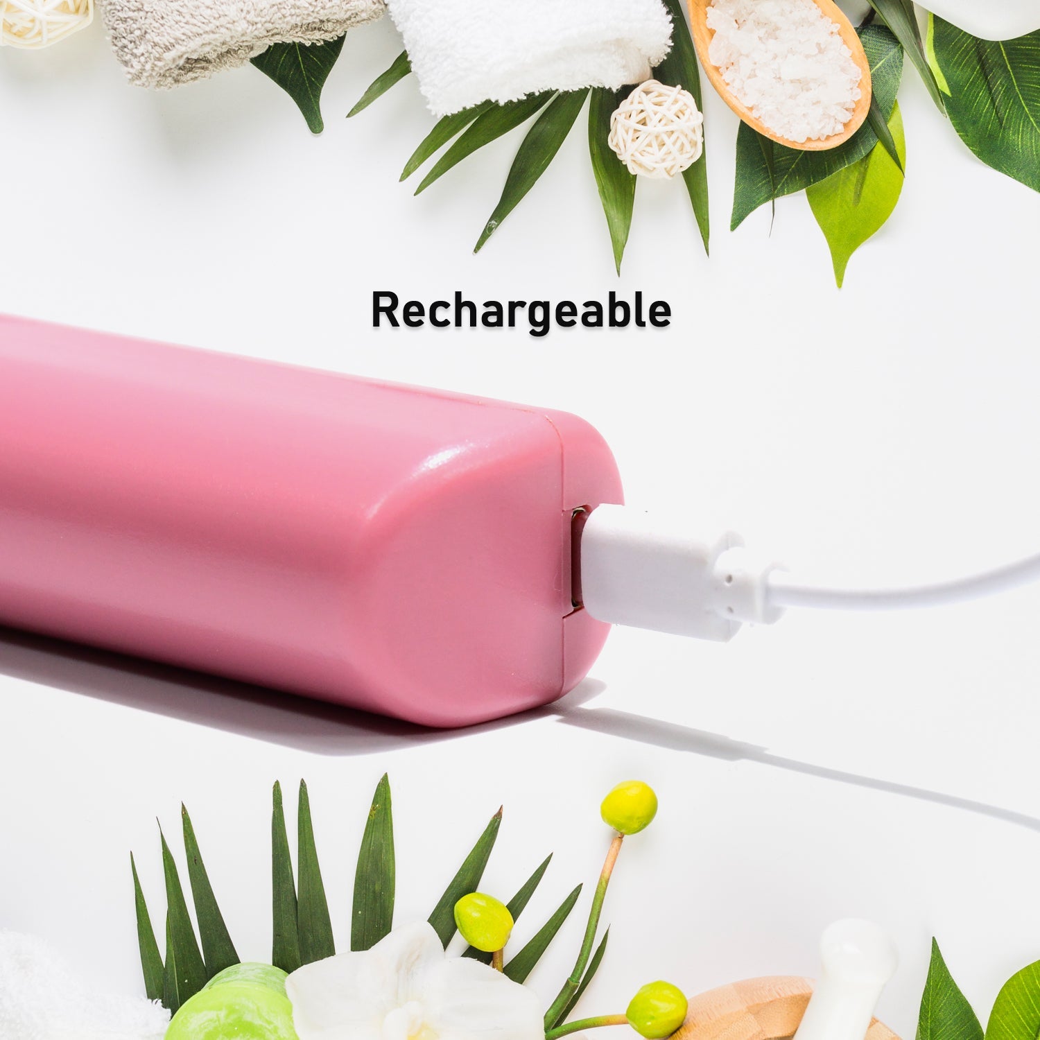 13072 Rechargeable Mini Hair Straightener, Travel Portable USB Charging Cordless Hair Straightener Bursh, Three Temperature Adjustments Flat Iron Comb (1 Pc)