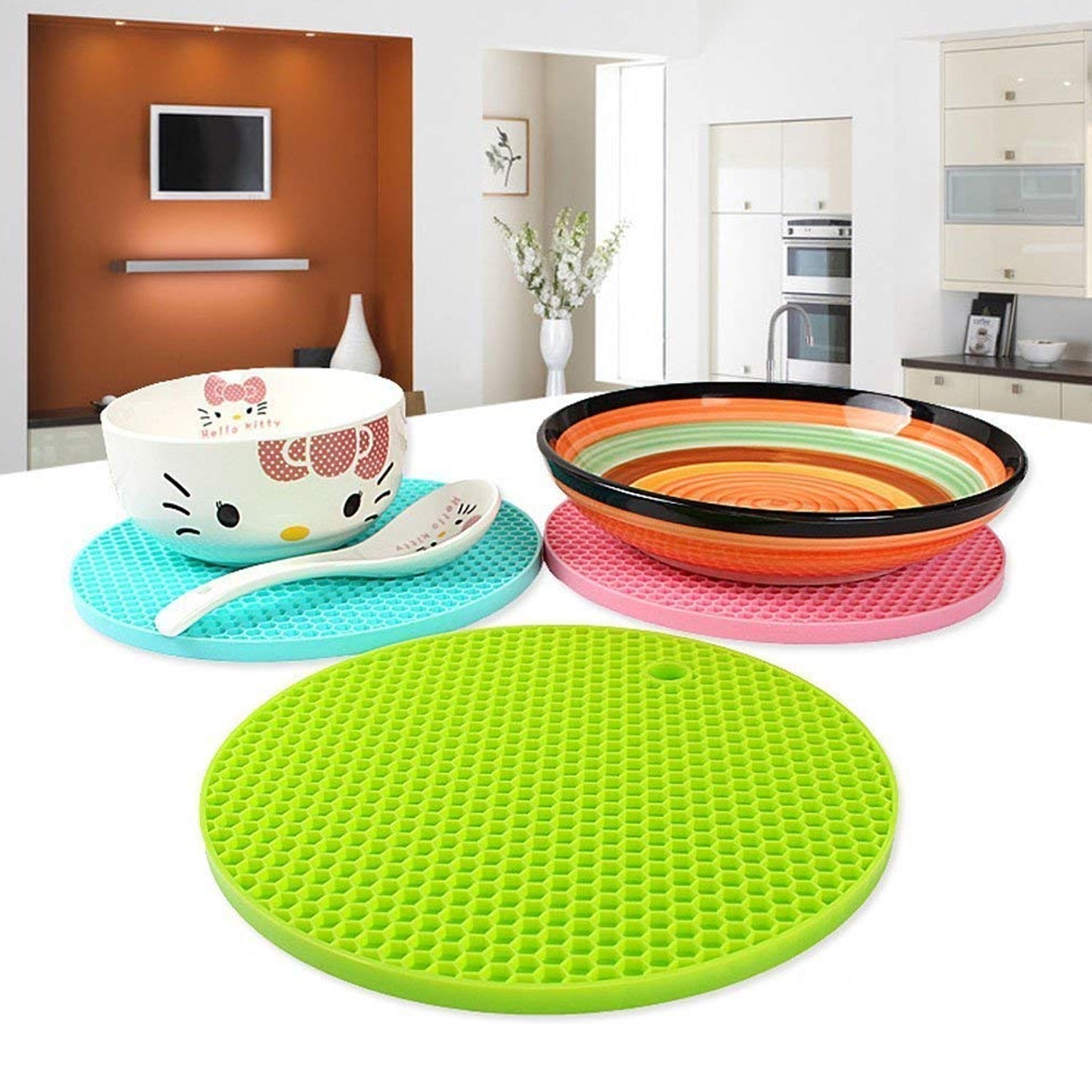 4913 Silicone Trivet for Hot Dish and Pot, Silicone Hot Pads ( 1 pcs )