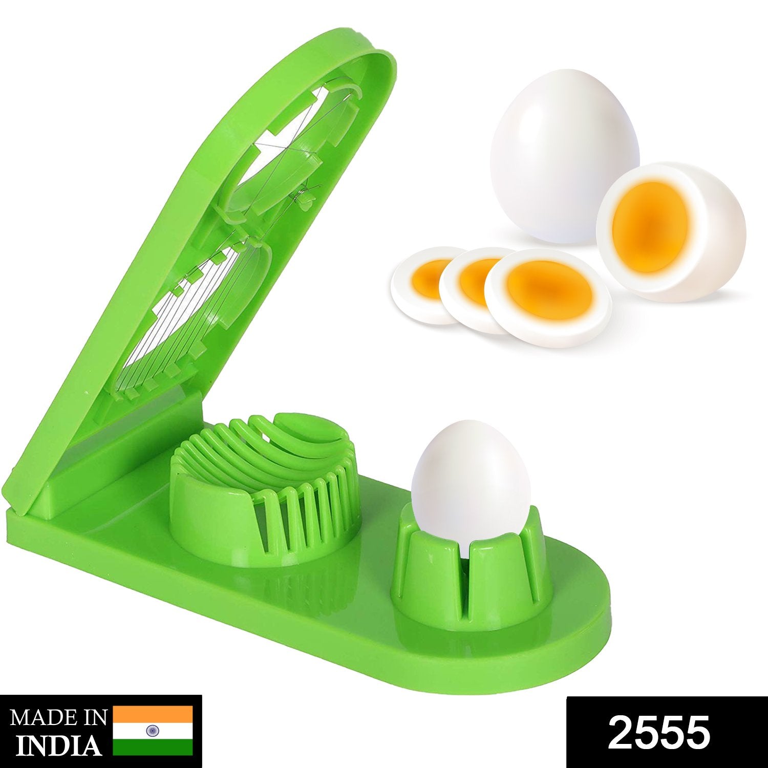 2555 Multi-Segment 2 in 1 Egg Cutter/Slicer 