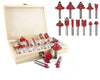 0406 12 / 15pcs Milling Cutter Router Bit Set