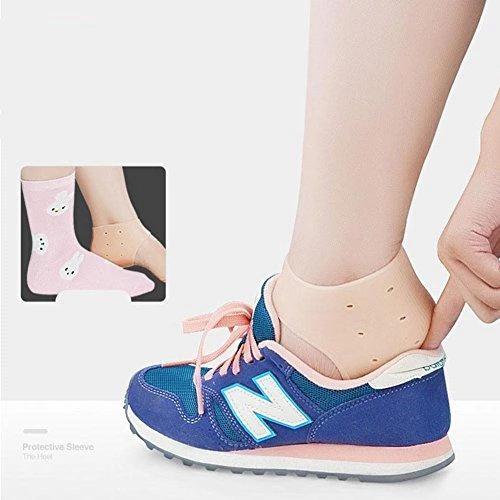 339 Moisturizing Skin Softening Silicone Gel for Dry Cracked Heel Repair (Multicolour) Videhlife