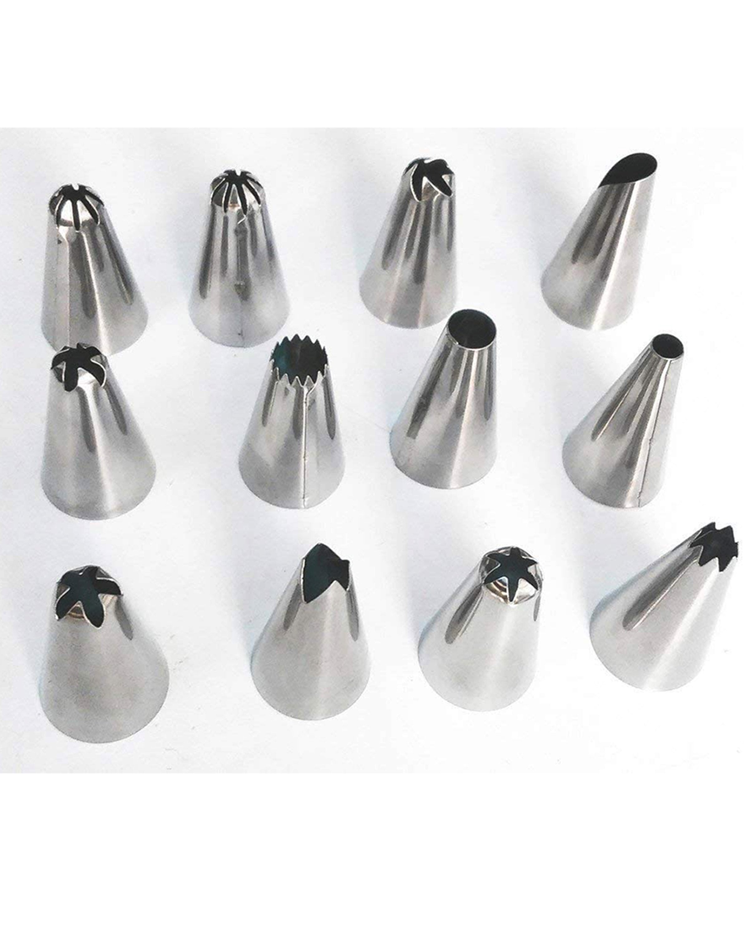 0836 12 Piece Cake Decorating Set of Measuring Cup Oil Basting Brush 