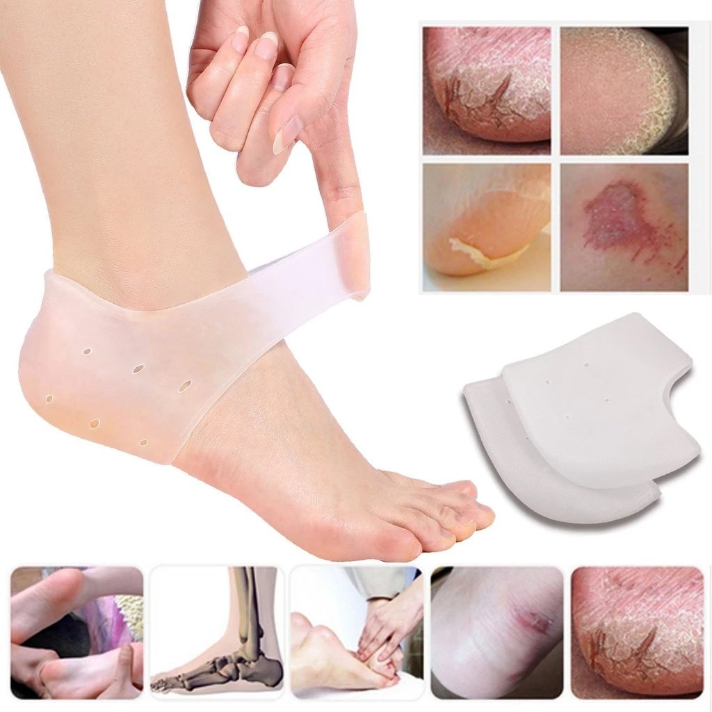 339 Moisturizing Skin Softening Silicone Gel for Dry Cracked Heel Repair (Multicolour) Videhlife