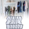 6414 MULTIPURPOSE STORAGE POCKET RACK, FOLDABLE, COLLAPSIBLE FABRIC WARDROBE ORGANISER FOR CLOTHE ORGANISER LAUNDRY BAG